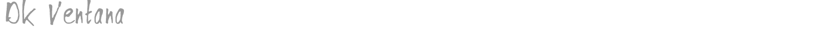 DK Ventana font preview
